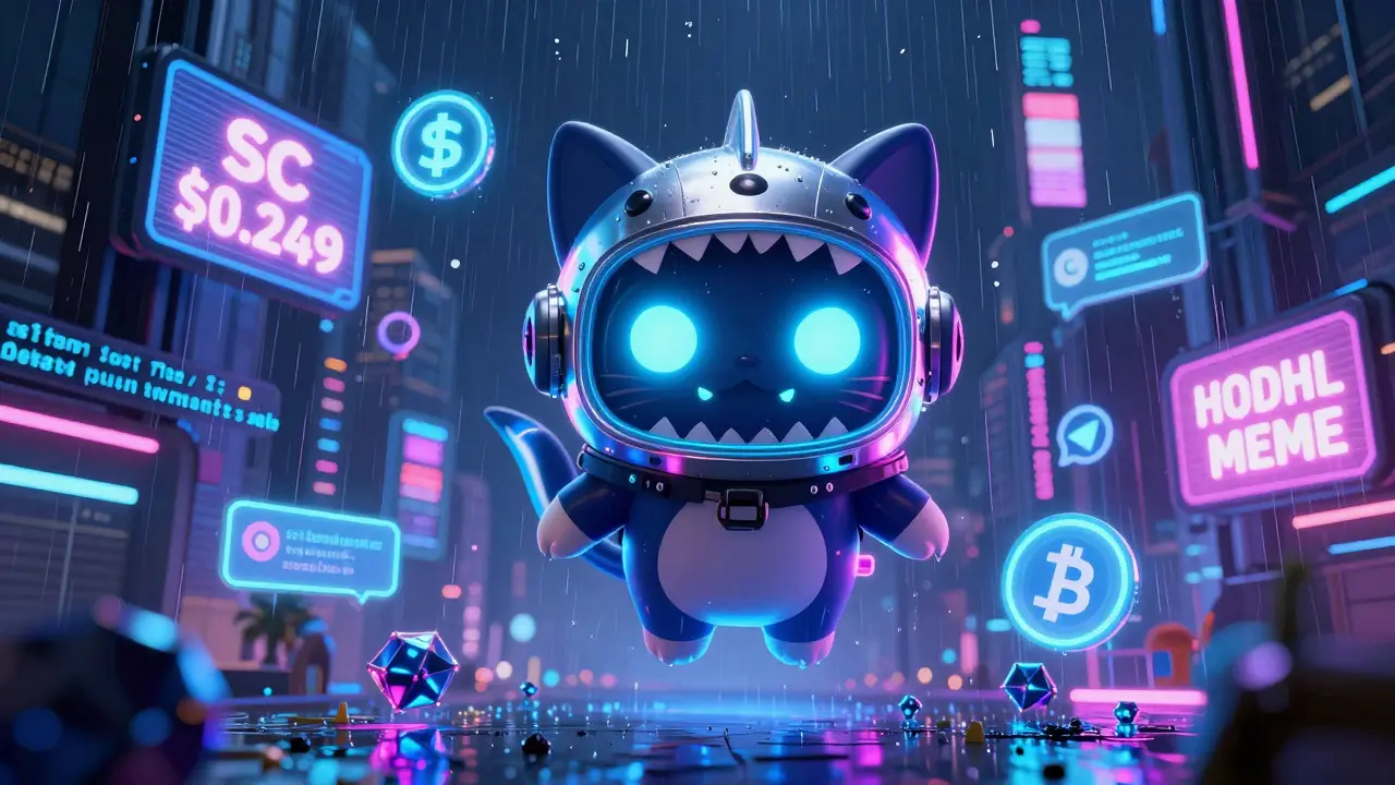 What is Shark Cat (SC) crypto coin? A real look at the Solana meme coin