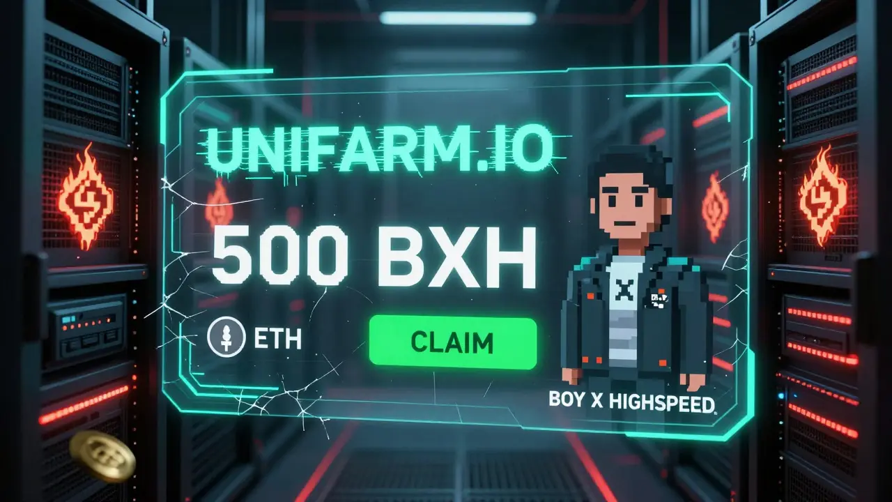 Floating AR interface showing fake crypto tokens while real wallet assets are being drained in the background.