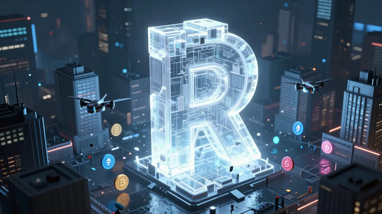 Dystopian scene of the state-controlled Digital Ruble dominating private cryptocurrencies