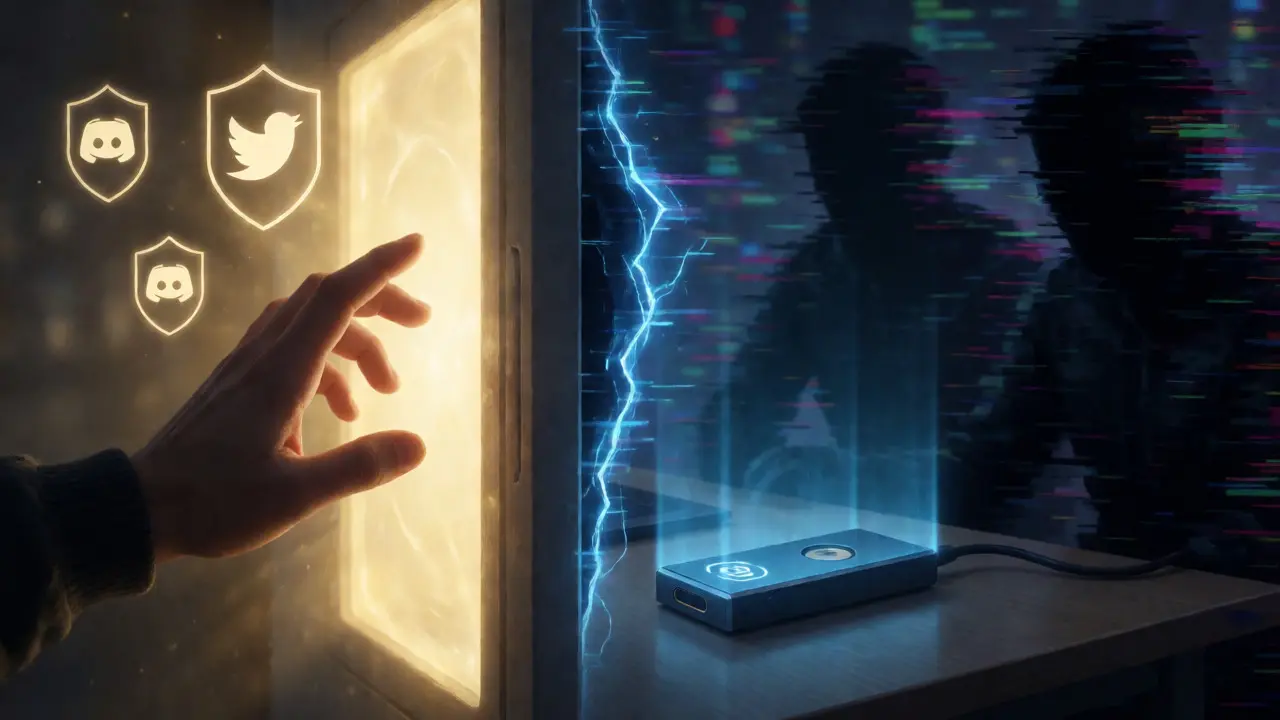 Contrast between secure portals and scam glitches