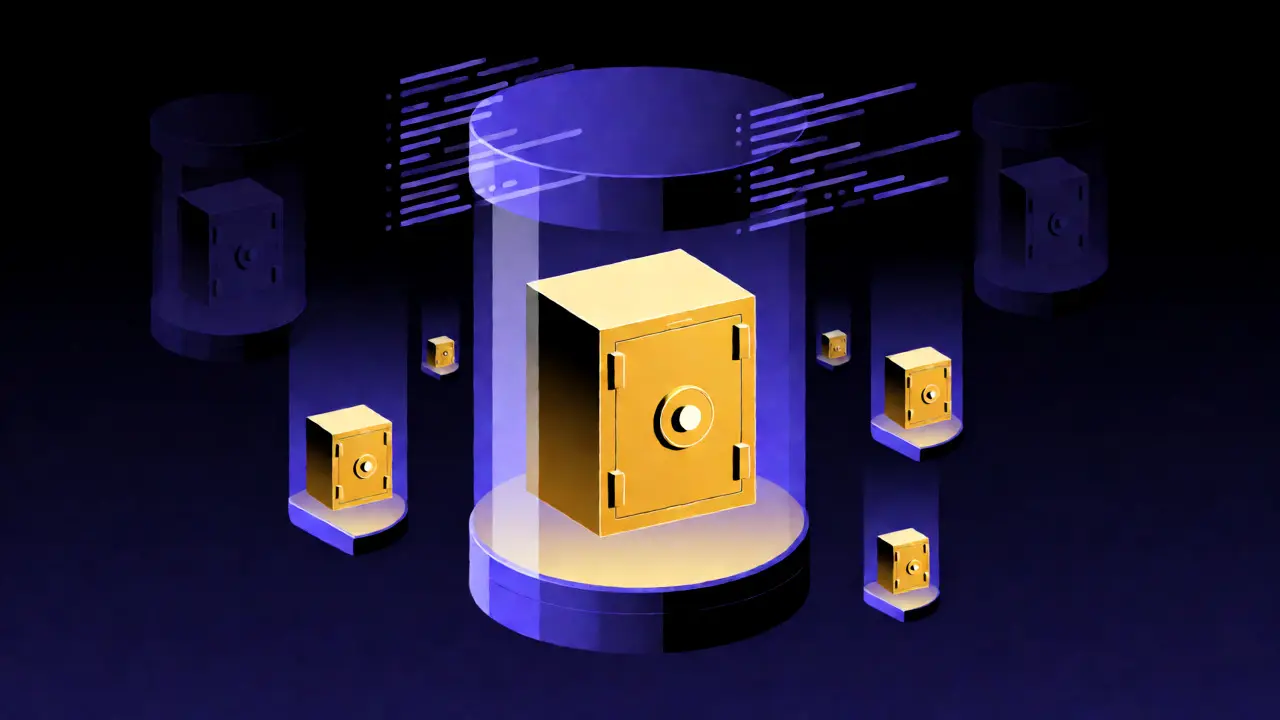 Isolated digital vault representing single-borrower liquidity pools